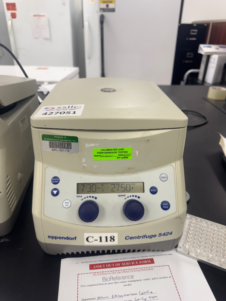 Image of Eppendorf 5424 Centrifuge